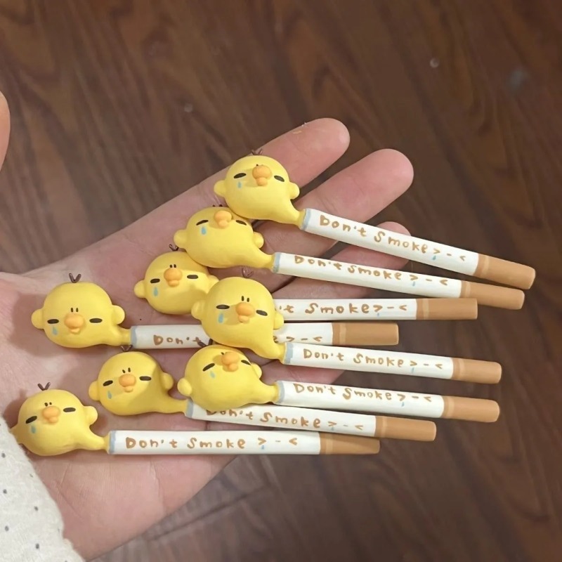 Vape Decoration - กิ๊บติดผมรูปน้องไก่ร้องไห้ ลายการ์ตูน รูปทรงบุหรี่ ไม่สูบบุหรี่ เครื่องประดับผมสำหรับเด็กผู้หญิง ผู้หญิง