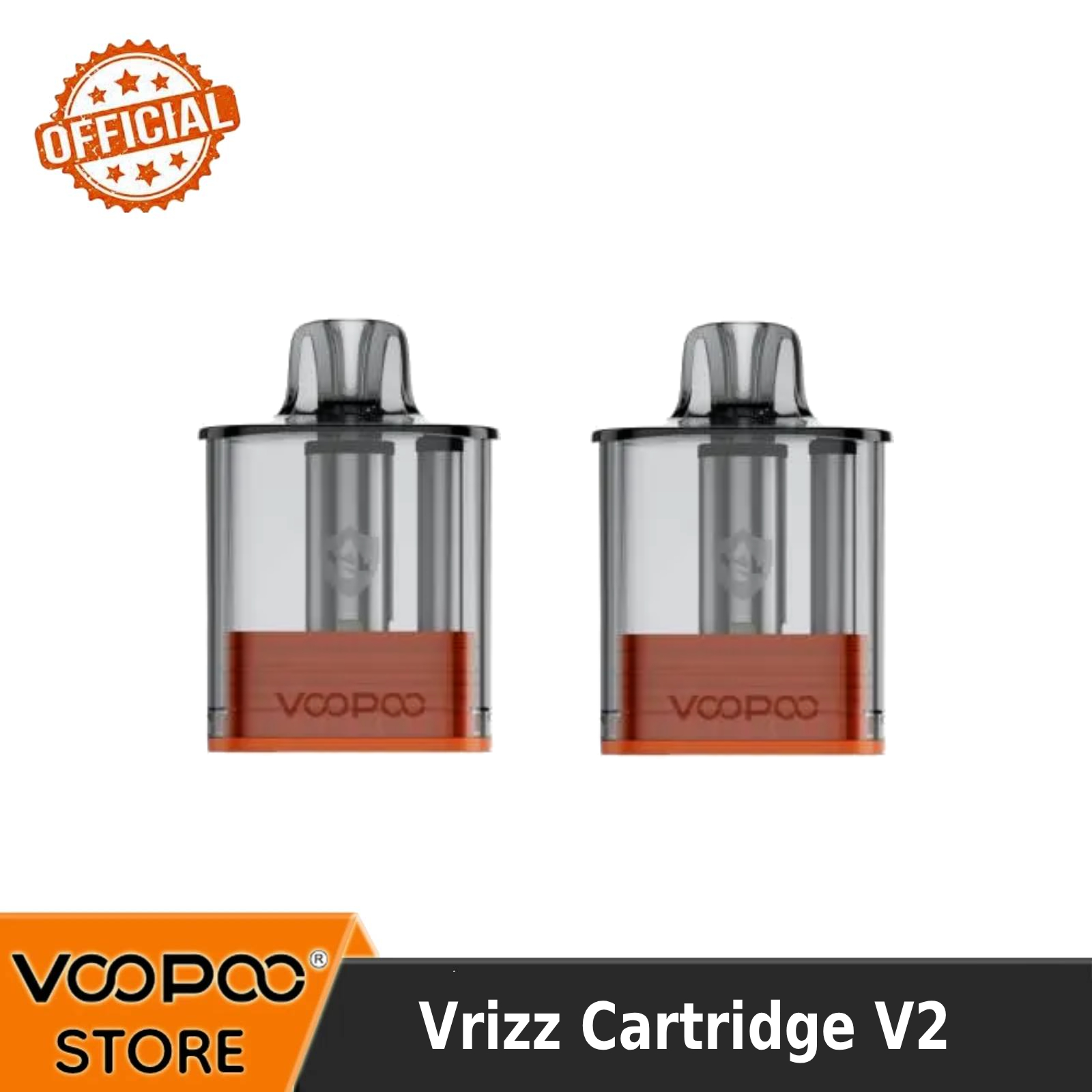 Vape Coil Replacement - VOOPOO VRIZZ Cartridge V2 หัวเปลี่ยนสำรอง 15ml